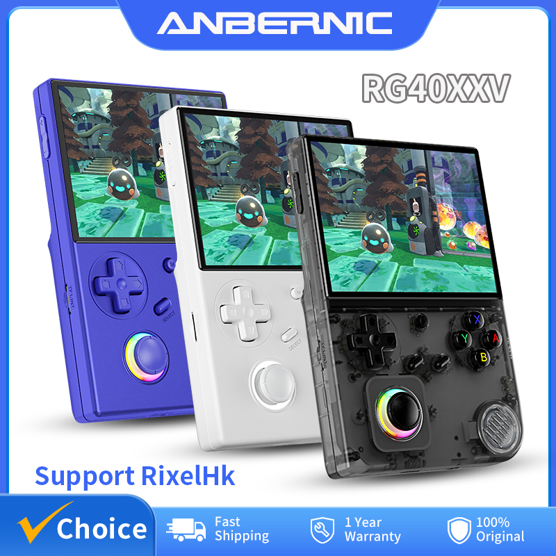Retro Gaming Kiosk - ANBERNIC RG40XXV Retro คอนโซลเกมมือถือ 4 ''หน้าจอ