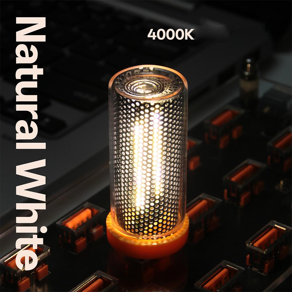 Retro Gaming Youtube - หลอดไฟนิกซี่ LED RGB สไตล์เรโทร พร้อมพอร์ต USB