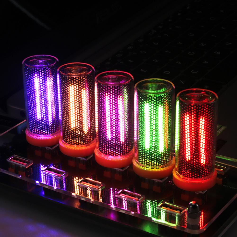 Retro Gaming Youtube - หลอดไฟนิกซี่ LED RGB สไตล์เรโทร พร้อมพอร์ต USB