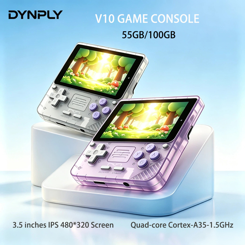 Retro Gaming Kiosk - POWKIDDY V10 หน้าจอ IPS Oca HD