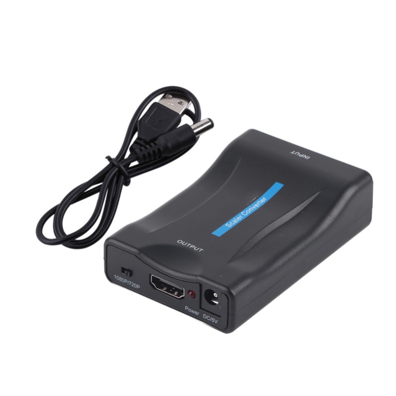 Scart To Hdmi - อะแดปเตอร์แปลงสัญญาณภาพและเสียงจาก Scart เป็น HDMI รองรับความละเอียด 720P