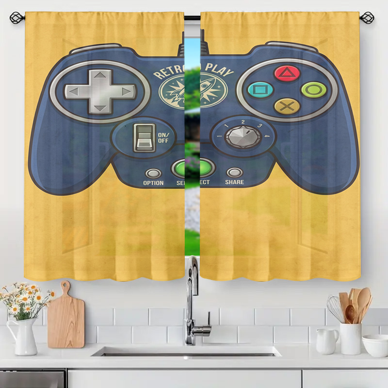 แผงม่านลายคอนโทรลเลอร์เกม ตกแต - Retro Gaming Youtube บทวิจารณ์และราคา