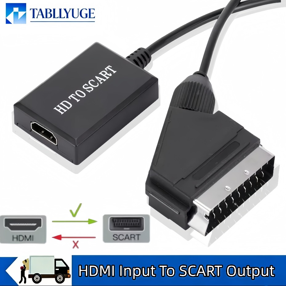 อะแดปเตอร์ขยายสัญญาณวิดีโอและเ - Scart To Hdmi บทวิจารณ์และราคา