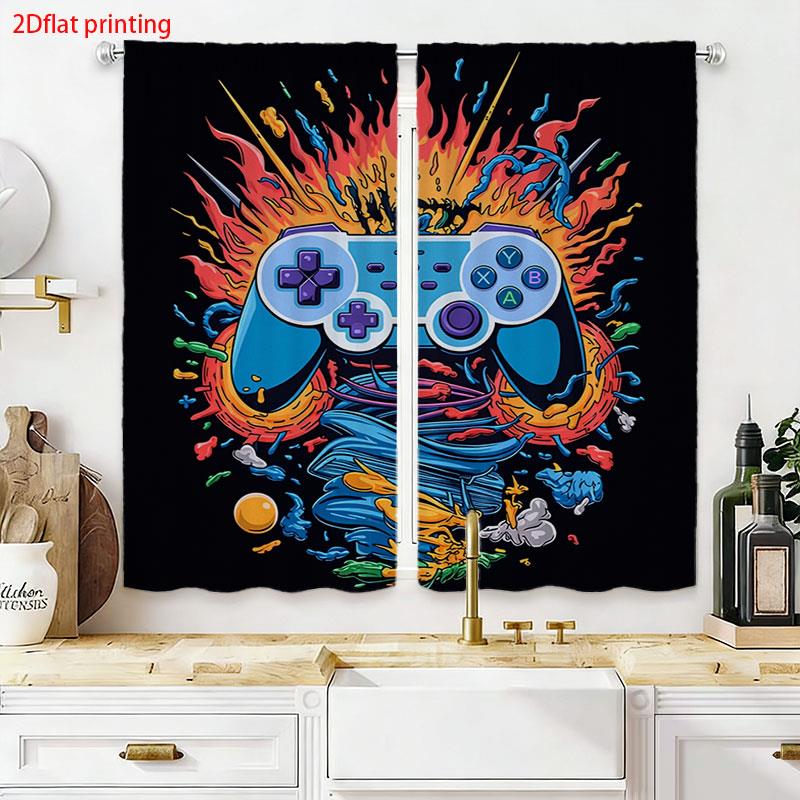 ผ้าม่านลายคอนโทรลเลอร์เกมย้อนย - Retro Gaming Youtube บทวิจารณ์และราคา