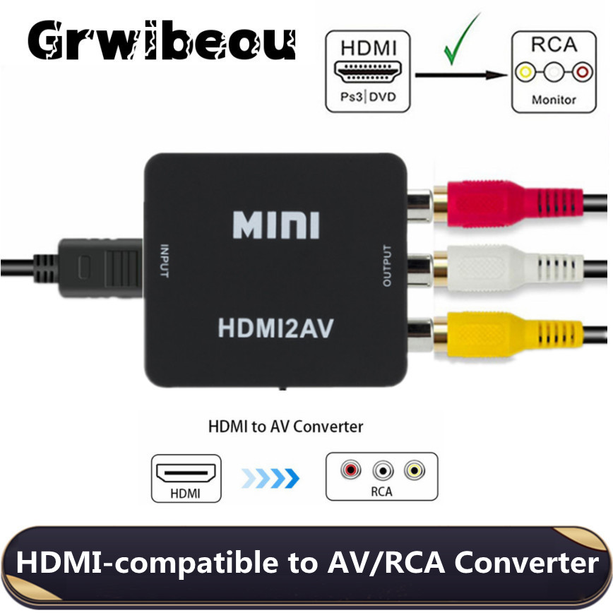 Grwibeou 1080P HDMI เข้ากันได้ - Scart To Hdmi บทวิจารณ์และราคา
