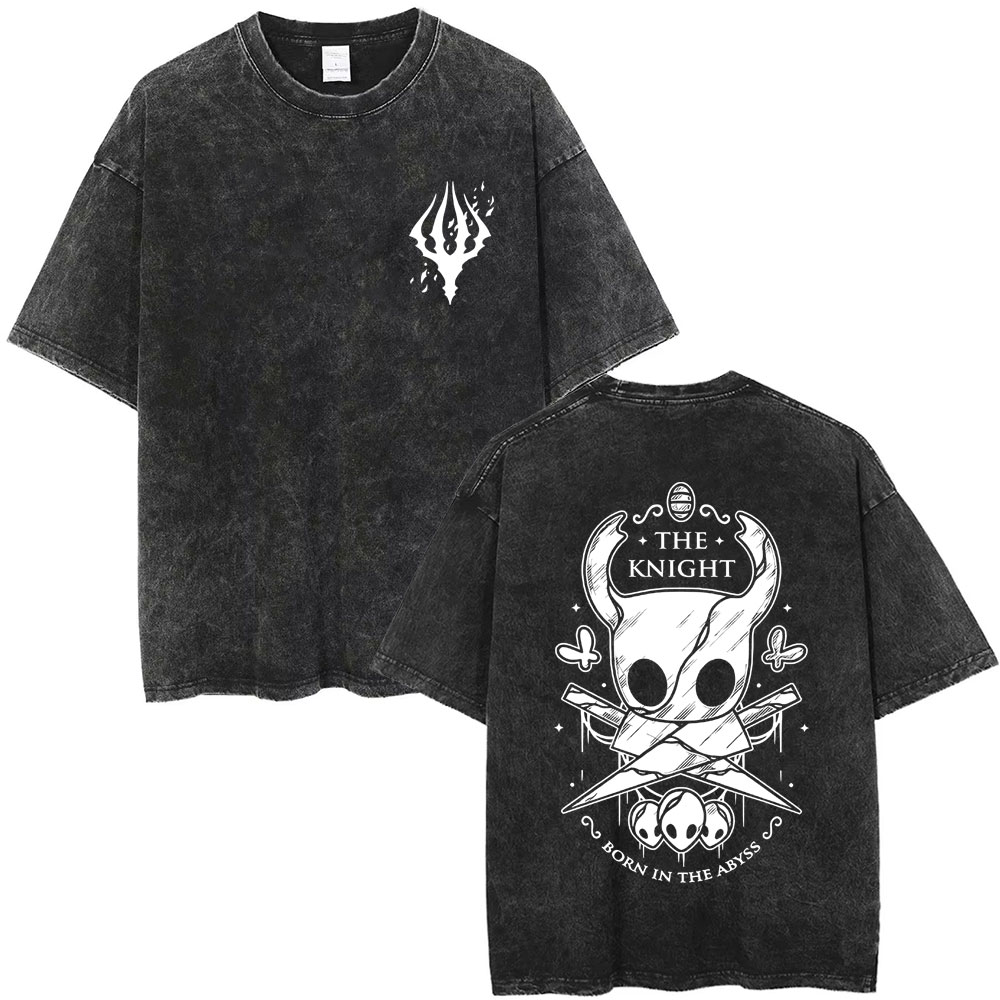 ล้าง Vintage เกม Hollow Knight - Retro Gaming T Shirt บทวิจารณ์และราคา