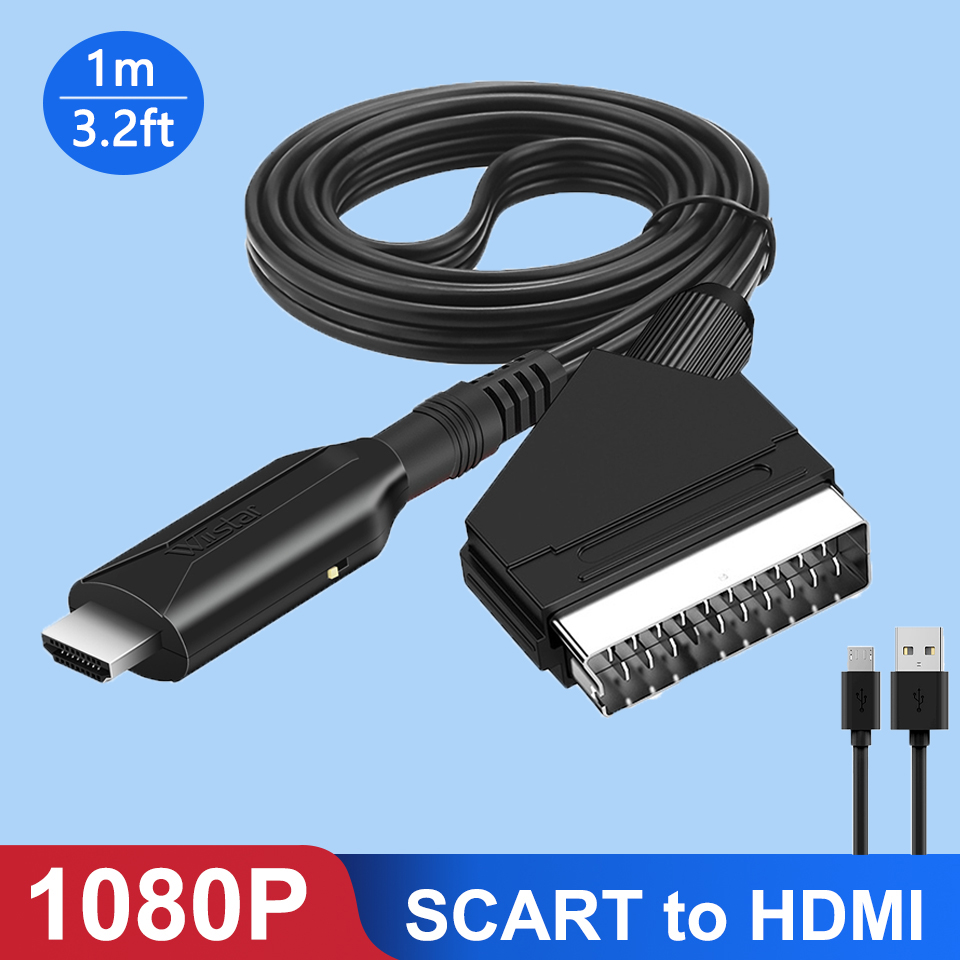 Scart to HDMI Converter 1080P  - Scart To Hdmi บทวิจารณ์และราคา